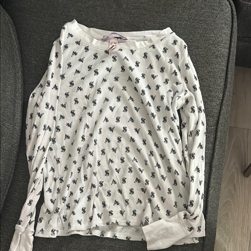 Victoria secret long sleeve Pj shirt